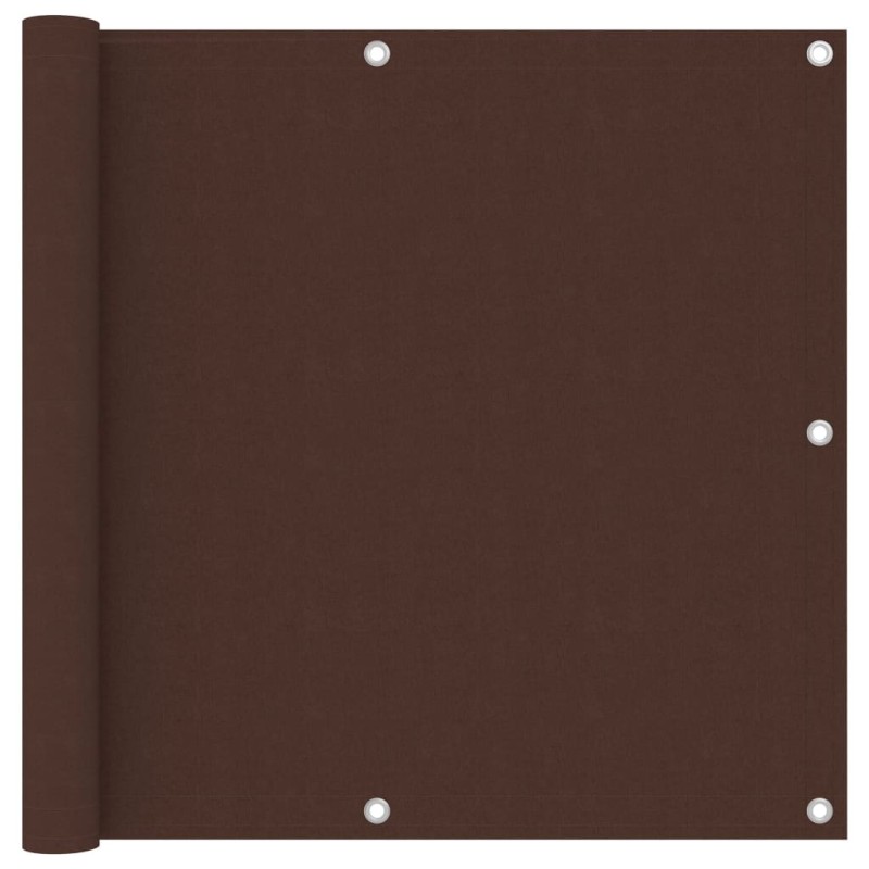 Balkon-Sichtschutz Braun 90x300 cm Oxford-Gewebe Balkon-Sichtschutz Braun 90x300 cm Oxford-Gewebe