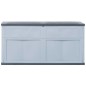 vidaXL Garten-Aufbewahrungsbox 320 L Grauschwarz vidaXL Garten-Aufbewahrungsbox 320 L Grauschwarz