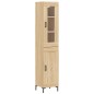 Highboard Sonoma-Eiche 34,5x34x180 cm Holzwerkstoff Highboard Sonoma-Eiche 34,5x34x180 cm Holzwerkstoff