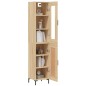Highboard Sonoma-Eiche 34,5x34x180 cm Holzwerkstoff Highboard Sonoma-Eiche 34,5x34x180 cm Holzwerkstoff