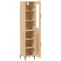 Highboard Sonoma-Eiche 34,5x34x180 cm Holzwerkstoff Highboard Sonoma-Eiche 34,5x34x180 cm Holzwerkstoff