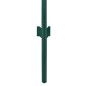 Maschendrahtzaun mit Pfosten Stahl 25 x 0,5 m Grün Maschendrahtzaun mit Pfosten Stahl 25 x 0,5 m Grün