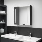 LED-Spiegelschrank fürs Bad Glänzend Schwarz 62x14x60 cm LED-Spiegelschrank fürs Bad Glänzend Schwarz 62x14x60 cm