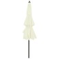 Sonnenschirm mit Aluminium-Mast 3-lagig Sandfarben 3 m Sonnenschirm mit Aluminium-Mast 3-lagig Sandfarben 3 m