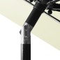 Sonnenschirm mit Aluminium-Mast 3-lagig Sandfarben 3 m Sonnenschirm mit Aluminium-Mast 3-lagig Sandfarben 3 m