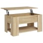 Couchtisch Sonoma-Eiche 79x49x41 cm Holzwerkstoff Couchtisch Sonoma-Eiche 79x49x41 cm Holzwerkstoff
