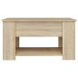 Couchtisch Sonoma-Eiche 79x49x41 cm Holzwerkstoff Couchtisch Sonoma-Eiche 79x49x41 cm Holzwerkstoff