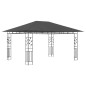 vidaXL Pavillon mit Moskitonetz 4x3x2,73 m Anthrazit 180 g/m² vidaXL Pavillon mit Moskitonetz 4x3x2,73 m Anthrazit 180 g/m²
