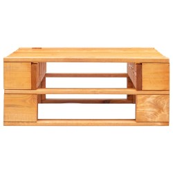 vidaXL Outdoor-Ottomane Paletten Holz Honigbraun
