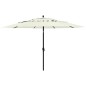 Sonnenschirm mit Aluminium-Mast 3-lagig Sandfarben 3,5 m Sonnenschirm mit Aluminium-Mast 3-lagig Sandfarben 3,5 m