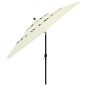 Sonnenschirm mit Aluminium-Mast 3-lagig Sandfarben 3,5 m Sonnenschirm mit Aluminium-Mast 3-lagig Sandfarben 3,5 m