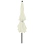 Sonnenschirm mit Aluminium-Mast 3-lagig Sandfarben 3,5 m Sonnenschirm mit Aluminium-Mast 3-lagig Sandfarben 3,5 m
