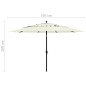 Sonnenschirm mit Aluminium-Mast 3-lagig Sandfarben 3,5 m Sonnenschirm mit Aluminium-Mast 3-lagig Sandfarben 3,5 m