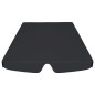 Ersatzdach für Hollywoodschaukel Schwarz 150/130x70/105 cm Ersatzdach für Hollywoodschaukel Schwarz 150/130x70/105 cm