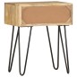 Nachttisch 40x30x50 cm Mango Massivholz Nachttisch 40x30x50 cm Mango Massivholz
