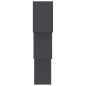 Cube Wandregale Grau 68x15x68 cm Holzwerkstoff Cube Wandregale Grau 68x15x68 cm Holzwerkstoff