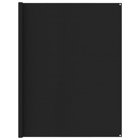 Zeltteppich 250x450 cm Schwarz