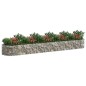Gabionen-Hochbeet Verzinktes Eisen 500x100x50 cm Gabionen-Hochbeet Verzinktes Eisen 500x100x50 cm