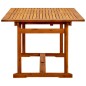 Garten-Esstisch (150-200)x100x75 cm Massivholz Akazie Garten-Esstisch (150-200)x100x75 cm Massivholz Akazie