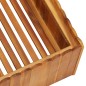 Garten-Hochbeet 50 x 50 x 25 cm Massivholz Akazie Garten-Hochbeet 50 x 50 x 25 cm Massivholz Akazie
