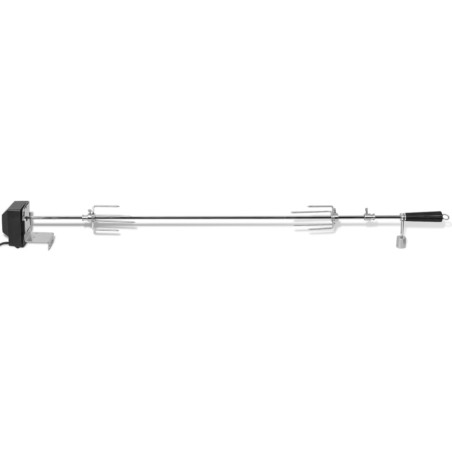 vidaXL Rotisserie Grill mit Elektromotor Stahl 1200 mm