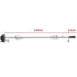 vidaXL Rotisserie Grill mit Elektromotor Stahl 1200 mm vidaXL Rotisserie Grill mit Elektromotor Stahl 1200 mm