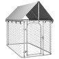Outdoor-Hundezwinger mit Dach 200x100x150 cm Outdoor-Hundezwinger mit Dach 200x100x150 cm