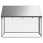 Outdoor-Hundezwinger mit Dach 200x100x150 cm Outdoor-Hundezwinger mit Dach 200x100x150 cm
