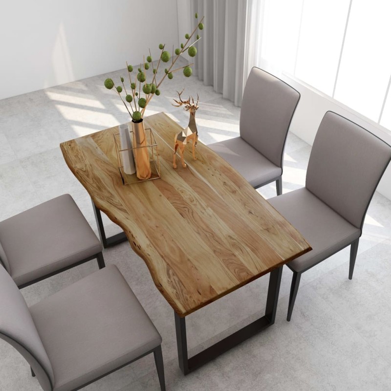 Esstisch 140×70×76 cm Akazie-Massivholz Esstisch 140×70×76 cm Akazie-Massivholz