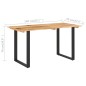 Esstisch 140×70×76 cm Akazie-Massivholz Esstisch 140×70×76 cm Akazie-Massivholz