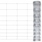 Gartenzaun Verzinkter Stahl 50x1,2 m Silbern Gartenzaun Verzinkter Stahl 50x1,2 m Silbern