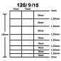 Gartenzaun Verzinkter Stahl 50x1,2 m Silbern Gartenzaun Verzinkter Stahl 50x1,2 m Silbern