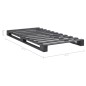 Palettenbett Grau Massivholz Kiefer 90×200 cm Palettenbett Grau Massivholz Kiefer 90×200 cm