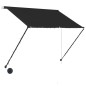 Einziehbare Markise mit LED 200×150 cm Anthrazit Einziehbare Markise mit LED 200×150 cm Anthrazit