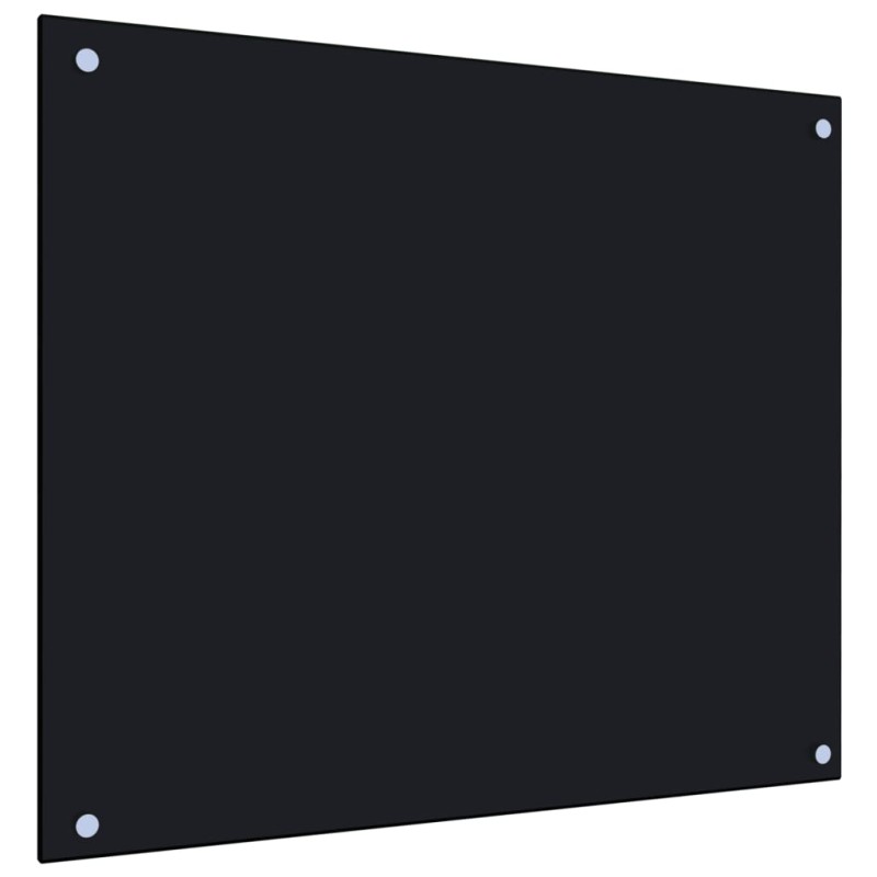 Küchenrückwand Schwarz 70x60 cm Hartglas Küchenrückwand Schwarz 70x60 cm Hartglas