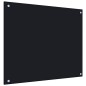 Küchenrückwand Schwarz 70x60 cm Hartglas Küchenrückwand Schwarz 70x60 cm Hartglas