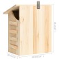 vidaXL Fledermauskasten Tanne Massivholz 30x20x38 cm vidaXL Fledermauskasten Tanne Massivholz 30x20x38 cm
