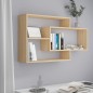 Wandregale Sonoma-Eiche 104x20x58,5 cm Holzwerkstoff Wandregale Sonoma-Eiche 104x20x58,5 cm Holzwerkstoff
