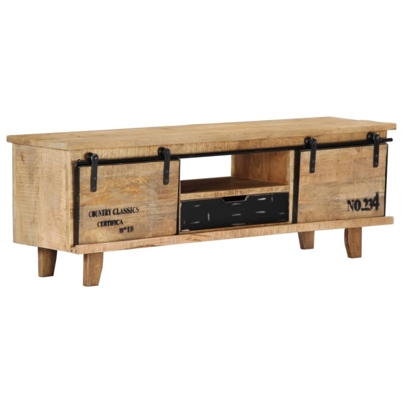 TV-Schrank 120x30x40 cm Massivholz Mango TV-Schrank 120x30x40 cm Massivholz Mango