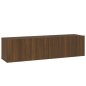 TV-Wandschrank Braun Eichen-Optik 120x30x30 cm Holzwerkstoff TV-Wandschrank Braun Eichen-Optik 120x30x30 cm Holzwerkstoff