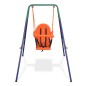 Kleinkinder-Schaukelset mit Sicherheitsgeschirr Orange Kleinkinder-Schaukelset mit Sicherheitsgeschirr Orange