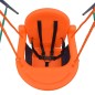 Kleinkinder-Schaukelset mit Sicherheitsgeschirr Orange Kleinkinder-Schaukelset mit Sicherheitsgeschirr Orange