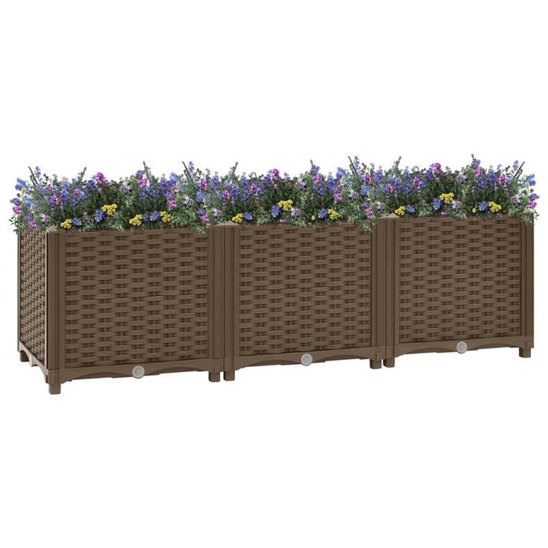 vidaXL Hochbeet 120x40x38 cm Polypropylen vidaXL Hochbeet 120x40x38 cm Polypropylen