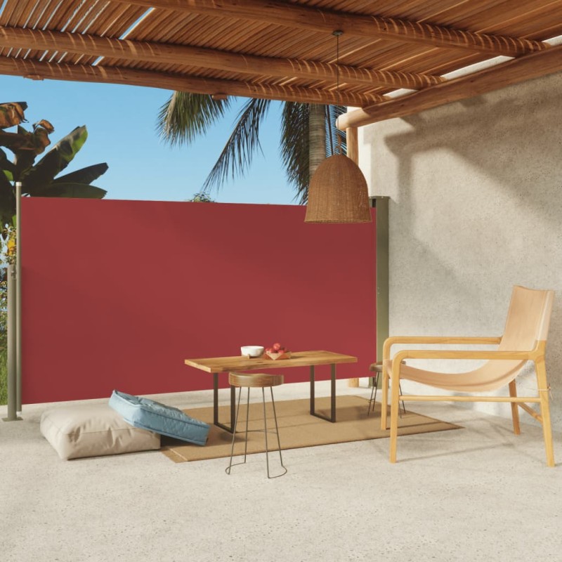 Seitenmarkise Ausziehbar 160x300 cm Rot Seitenmarkise Ausziehbar 160x300 cm Rot
