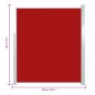 Seitenmarkise Ausziehbar 160x300 cm Rot Seitenmarkise Ausziehbar 160x300 cm Rot