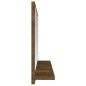 Badspiegel Räuchereiche 40x10,5x37 cm Holzwerkstoff Badspiegel Räuchereiche 40x10,5x37 cm Holzwerkstoff