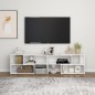 TV-Schrank Hochglanz-Weiß 149x30x52 cm Holzwerkstoff TV-Schrank Hochglanz-Weiß 149x30x52 cm Holzwerkstoff