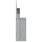 Schminktisch mit Spiegel Grau Sonoma 86,5x35x136 cm Schminktisch mit Spiegel Grau Sonoma 86,5x35x136 cm