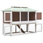 Kleintier-/Kaninchenstall 2 Etagen Braun Holz Kleintier-/Kaninchenstall 2 Etagen Braun Holz