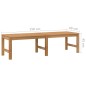 Gartenbank 150 cm Massivholz Teak Gartenbank 150 cm Massivholz Teak